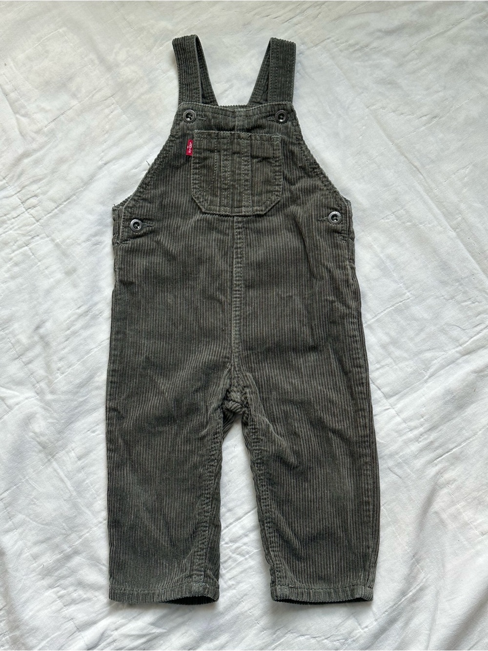 Levi’s Green Corduroy Overalls